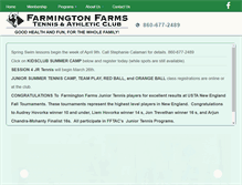 Tablet Screenshot of farmingtonfarms.com